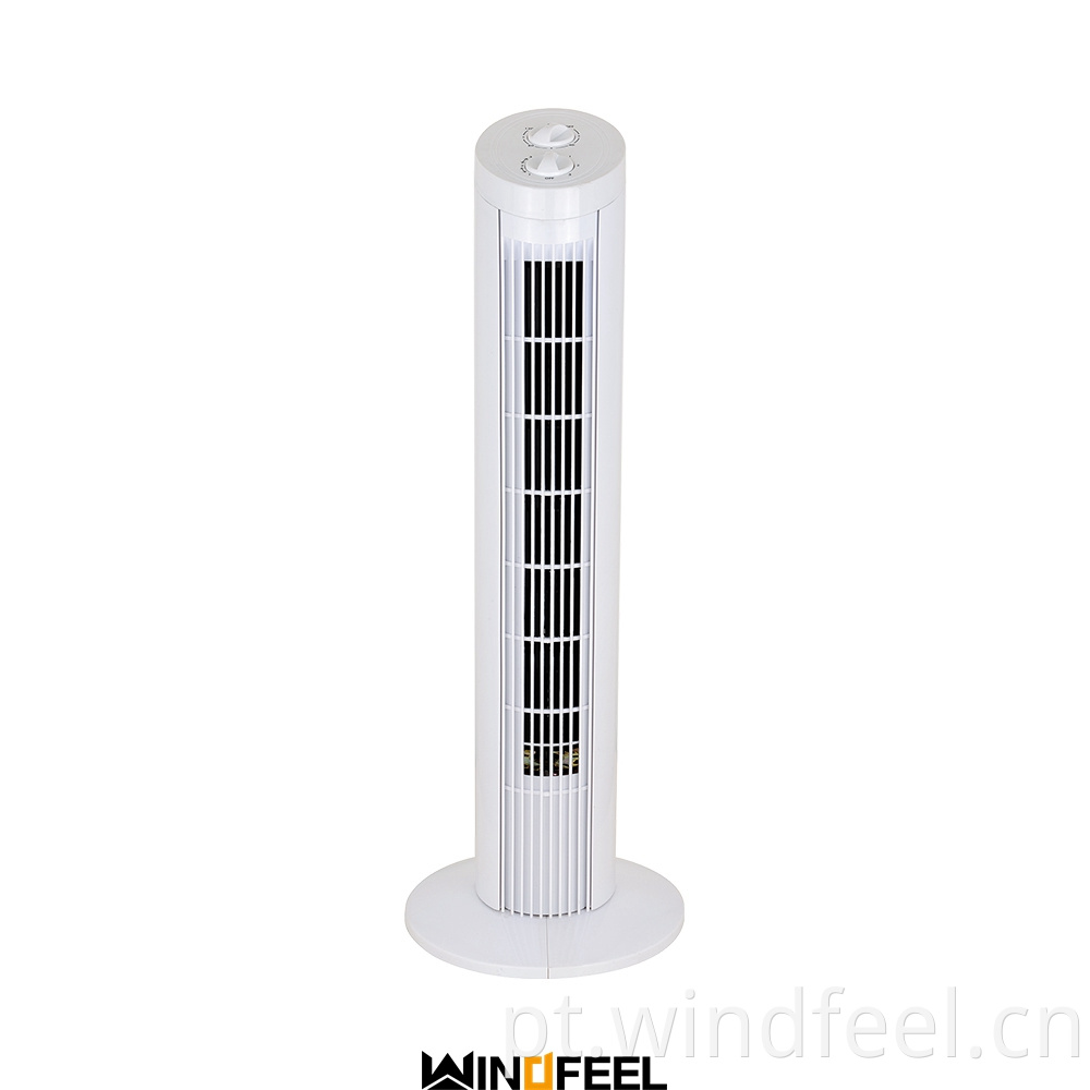 Eletrodomésticos ventiladores de torre elétrica portáteis de piso refrigerado sem lâmina oscilante de alta qualidade de 29 "